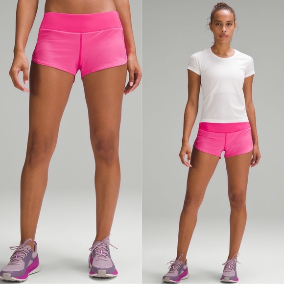 Lululemon Speed Up Low-Rise Lined Short 2.5" Sonic Pink - Picture 12 of 12